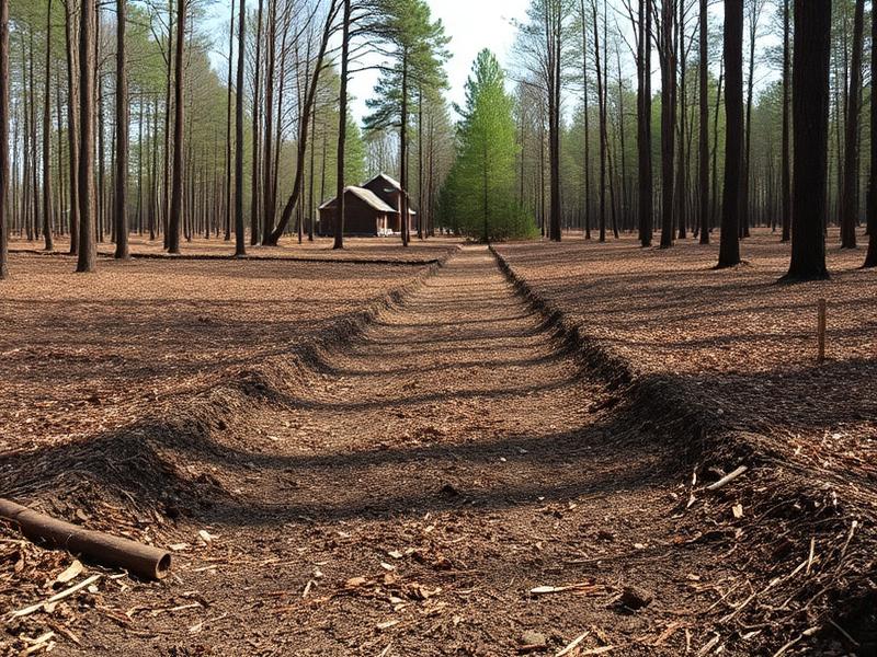 Fire Break Creation — after