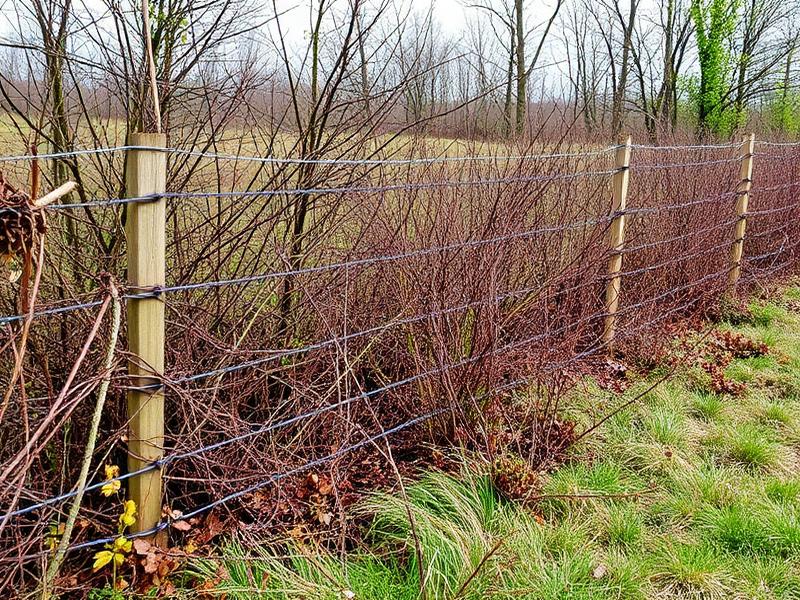Fence & Property Lines — before